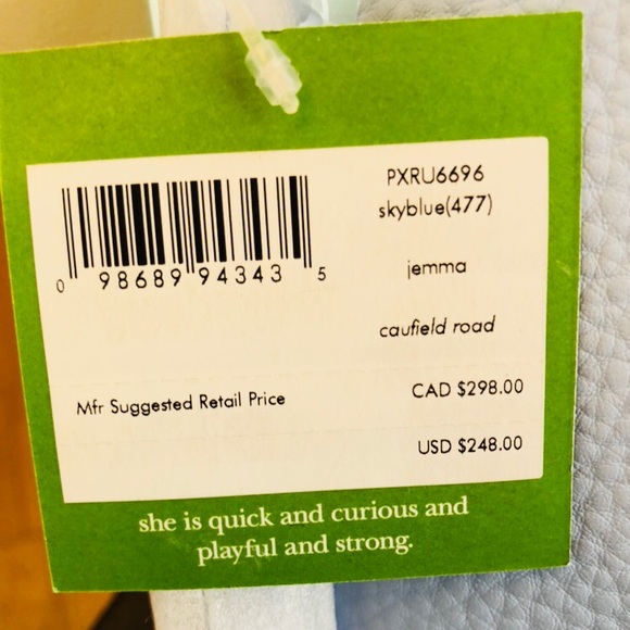 Brand New Light Blue Kate Spade Crossbody - Picture 5 of 8
